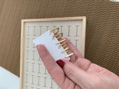 Özel Seri Gold İthal Kaplama Dikdörtgen 6 LI Set Halka Küpe