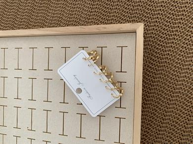 Özel Seri Gold İthal Kaplama Kıvrımlı 6 LI Set Halka Küpe