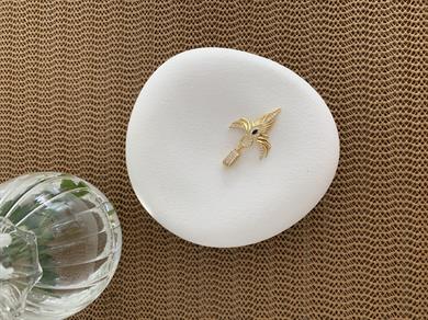 Özel Seri Gold Taşlı Ankakuşu  Charm