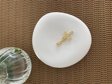 Özel Seri Gold Taşlı Uğurböceği Charm