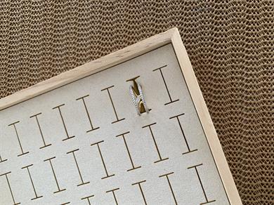 Özel Seri Gold Zirkon Taşlı İkili Baget Tek Taş Yüzük