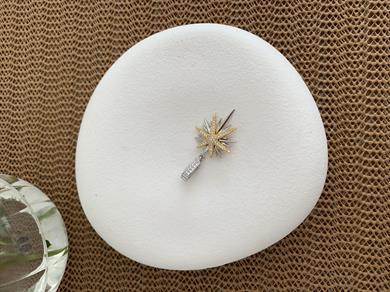 Özel Seri Gold Zirkon Taşlı Tasarım Charm