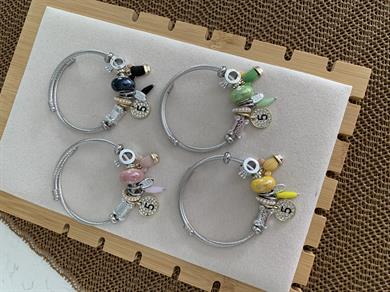 Özel Seri Gümüş Para Charm Bilezik