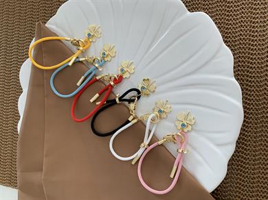 Özel Seri İp Detaylı Nazar Yonca Asansörlü Bileklik