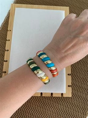 Özel Seri  Mineli Lastik Bilezik