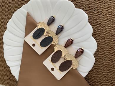 Özel Seri Orj Marka Damla Sallantılı Tasarım Küpe