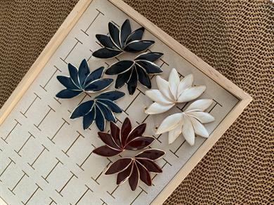 Özel Seri Orj Marka Sdf 6 Cm Çiçek Küpe