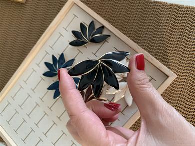 Özel Seri Orj Marka Sdf 6 Cm Çiçek Küpe