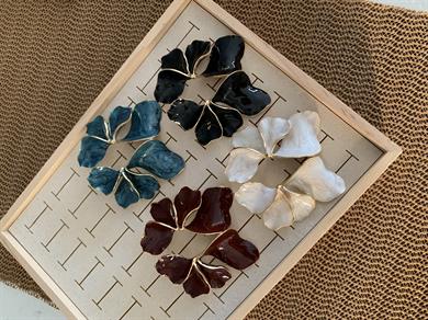 Özel Seri Orj Marka Sdf 7 Cm Çiçek Küpe