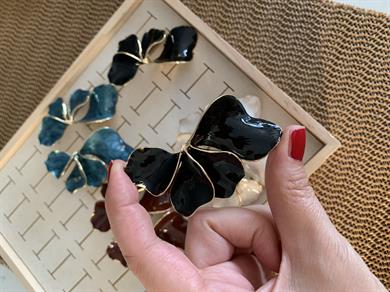 Özel Seri Orj Marka Sdf 7 Cm Çiçek Küpe