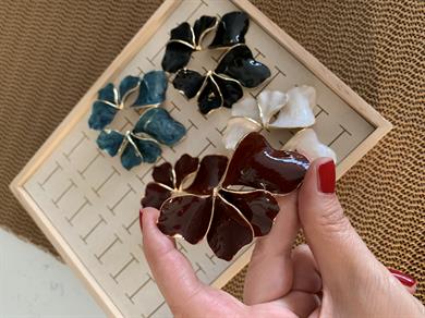 Özel Seri Orj Marka Sdf 7 Cm Çiçek Küpe