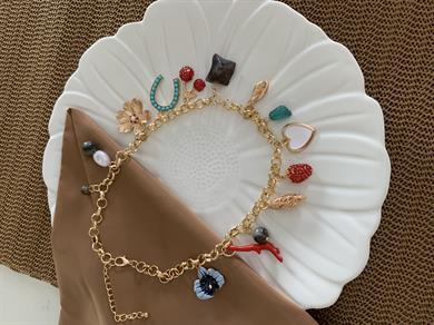 Özel Seri Orj Marka Sdf Kalp Charm Kolye 