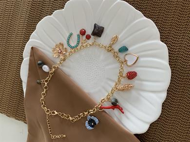 Özel Seri Orj Marka Sdf Kalp Charm Kolye 