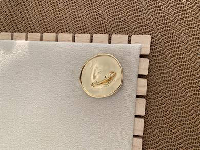 Özel Seri Plaka Büyük Daire Broş