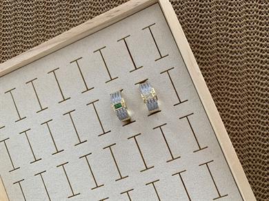 Özel Seri Zirkon Gümüş Taşlı Baget  Kare Tek Taş Yüzük