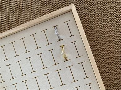 Özel Seri Zirkon Taş Sıralı Baget Yüzük