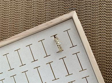 Özel Seri Zirkon Taşlı Baklava Desen Yüzük