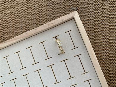 Özel Seri Zirkon Taşlı Baklava Desen Yüzük