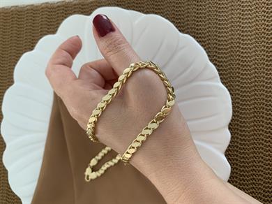 Vip 14k 45 Cm Arpa Zincir Kolye