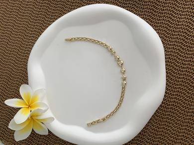 Vip 14k Tek Taşlı Kalp Yıldız Charm Bileklik