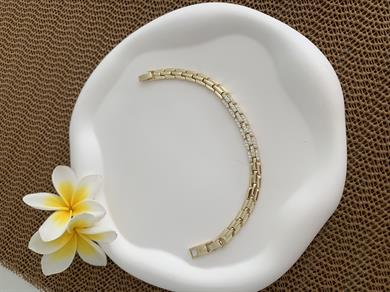 Vip 14k Zirkon Taşlı Kaktüs Zincir Sıralı Bileklik