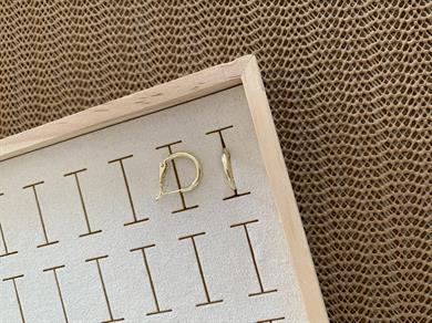 Vip Gold 1 Cm İnce Boru Halka Küpe