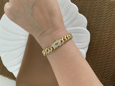 Vip Gold 18 Cm İnce Kesme Gurmet Bileklik