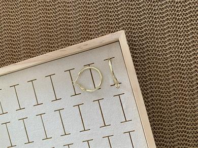 Vip Gold 2,5 Cm İnce Boru Halka Küpe