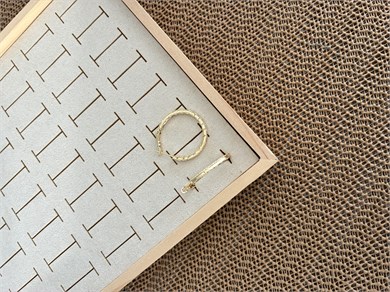 Vip Gold 2,5 Cm Pırıltılı Lazer Halka Küpe