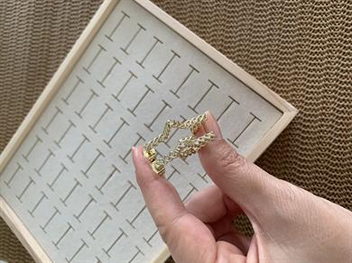 Vip Gold 3 cm Zincir Yıldız Küpe