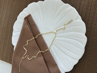 Vip Gold 42 Cm Topçuk Zincir Zirkon Taşlı Çubuk Y Kolye