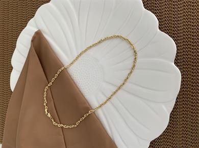 Vip Gold 44 Cm İç İçe Geçme Sonsuzluk Kolye