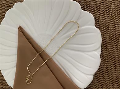 Vip Gold 44 Cm İnce Mini Dorika Kolye