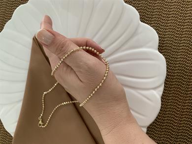 Vip Gold 44 Cm İnce Mini Dorika Kolye