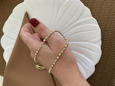 Vip Gold 44 Cm Pırıltılı Orta Boy Disko Top Kolye