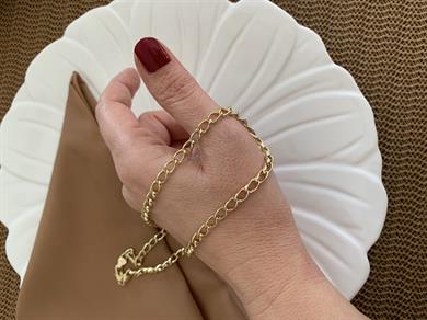 Vip Gold 45 Cm İç İçe Geçme Zincir Kolye