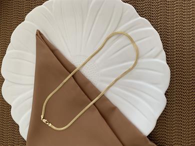 Vip Gold 45 Cm İnce Hasır Zincir Kolye