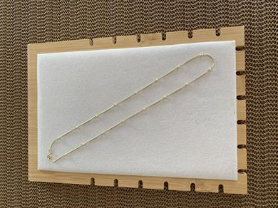 Vip Gold 45 Cm İnce İtalyan Zincirli Topçuk Kolye 