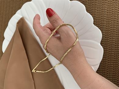 Vip Gold 45 Cm Küp S Sıralı Kolye