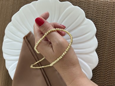Vip Gold 45 Cm Pırıltılı Dorika Kolye 