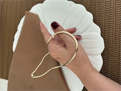Vip Gold 45 Cm Sert S Sıralı Kolye