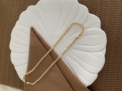 Vip Gold 50 Cm Arpa Zincirli Kolye