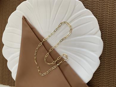 Vip Gold 49 Cm Ataç Zincirli Kolye