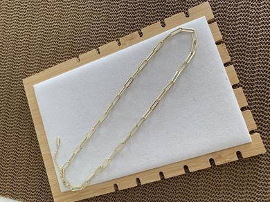 Vip Gold 49 Cm İç İçe Geçme Ataç Zincirli Kolye