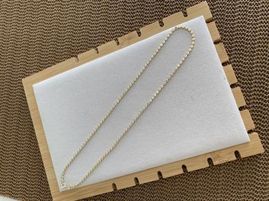 Vip Gold 49 Cm Pırıltılı Ezme Kolye