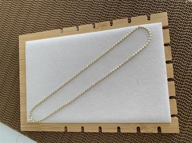 Vip Gold 49 Cm Pırıltılı Ezme Kolye