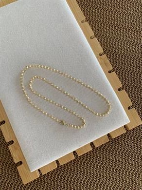 Vip Gold 49 Cm Pırıltılı Mini Dorika Kolye