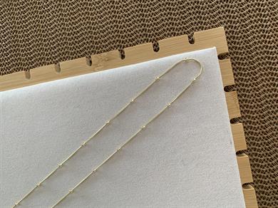 Vip Gold 50 Cm İnce İtalyan Zincirli Topçuk Kolye