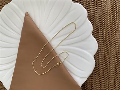 Vip Gold 50 Cm İnce Küp İtalyan Zincirli Kolye