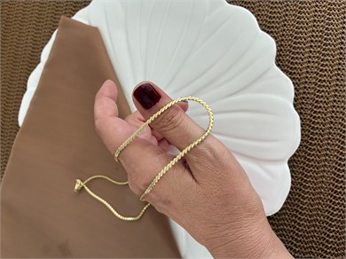 Vip Gold 50 Cm İnce S Sıralı Kolye